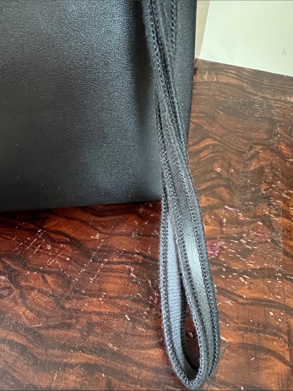 Dior Black & Gold Christian Dior Wristlet Cosmetic Pouch - Picture 3 of 4